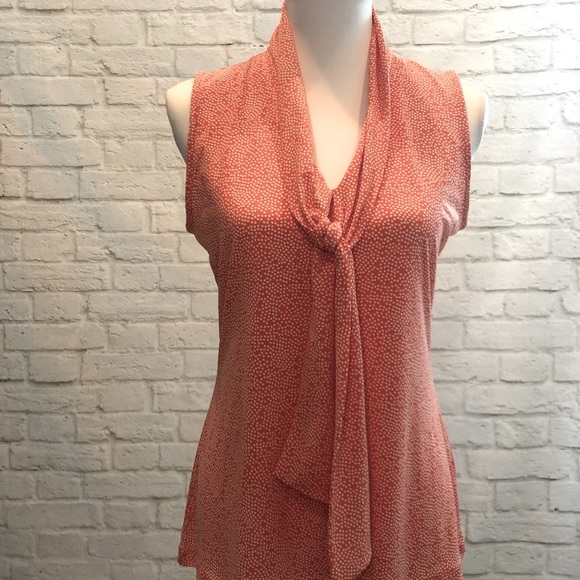 Banana Republic Polka Dot Sleeveless Top, Size M - Picture 1 of 4